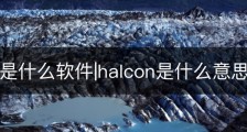 halcon是什么软件|halcon是什么意思