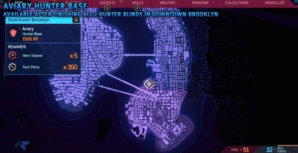 《漫威蜘蛛侠2》布鲁克林市中心猎人基地在哪里