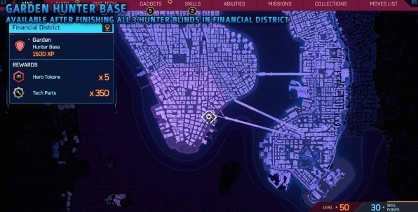 《漫威蜘蛛侠2》金融区猎人基地在哪里