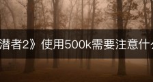 《地狱潜者2》使用500k需要注意什么