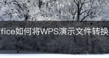 wps office如何将WPS演示文件转换为WPS文字文档？