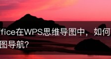 wps office在WPS思维导图中，如何快速关闭/开启视图导航？