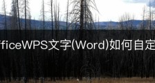 wps officeWPS文字(Word)如何自定义修改页边距？