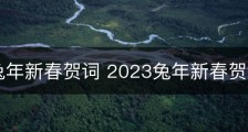 2023兔年新春贺词 2023兔年新春贺词精选