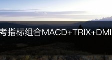 中线参考指标组合MACD+TRIX+DMI该如何使用？