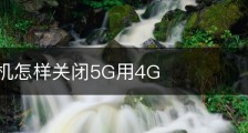 vivo手机怎样关闭5G用4G