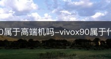 vivox90属于高端机吗-vivox90属于什么档次