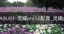 华硕（ASUS）灵耀pro16配置_灵耀pro16评测