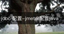 jmeter jdbc 配置-jmeter配置java