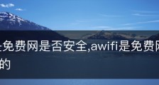 awifi是免费网是否安全,awifi是免费网是否安全医院的