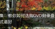 选购专集：教你如何选购DVD刻录盘/刻录dvd用什么格式最好