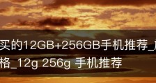 最值得买的12GB+256GB手机推荐_旗舰的性能中端的价格_12g 256g 手机推荐