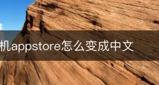 苹果手机appstore怎么变成中文