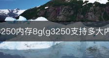 奔腾g3250内存8g(g3250支持多大内存)
