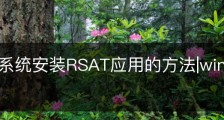 Win11系统安装RSAT应用的方法|windows11安装详解