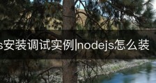 node.js安装调试实例|nodejs怎么装